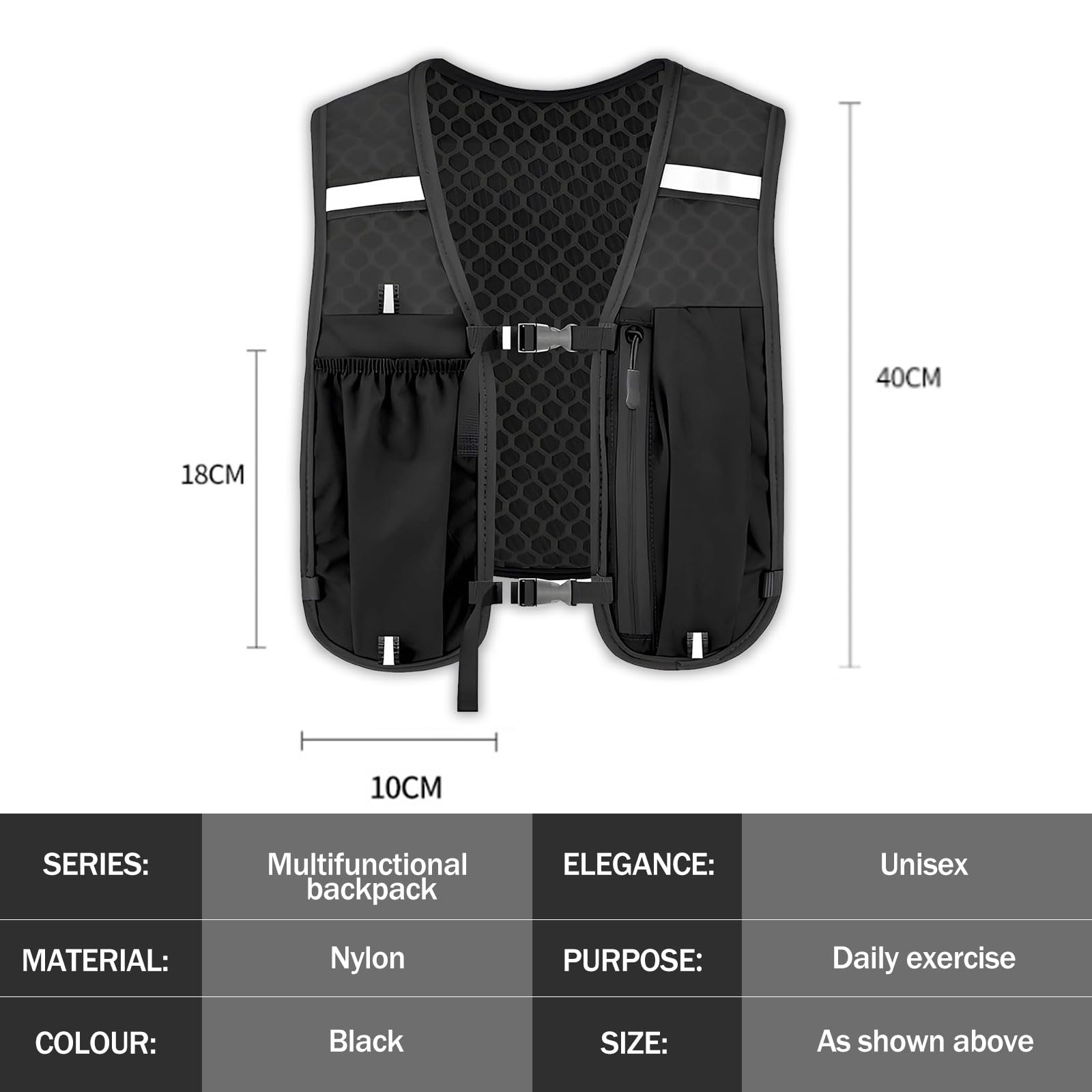  Hydration Backpack Running Vest