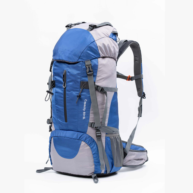  LIGHTWEIGHT NYLON 70L HIKING BACKPACK 