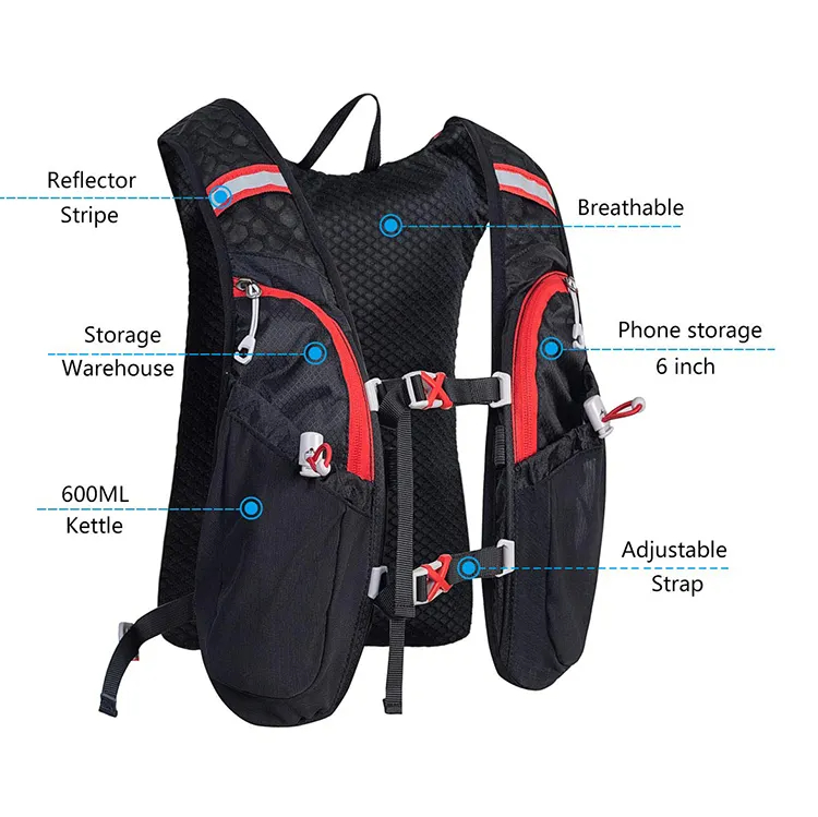 Lightweight Hydration Bladder Water Bag for Running Cycling
