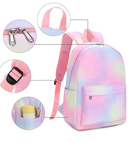Kids school backpack with lunch bag school bag suitable for girls