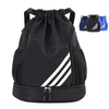 Student Backpack Drawstring Bag Shoe Compartment
