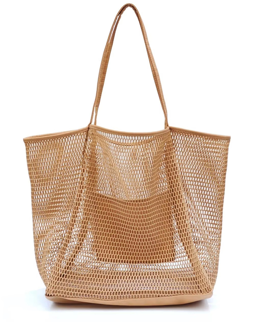 Beach Net Tote Bag Swim Bag