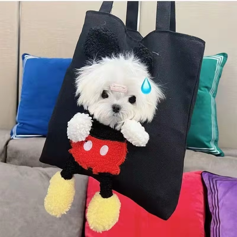Cute Pet Carrier Go Out Tote Bag