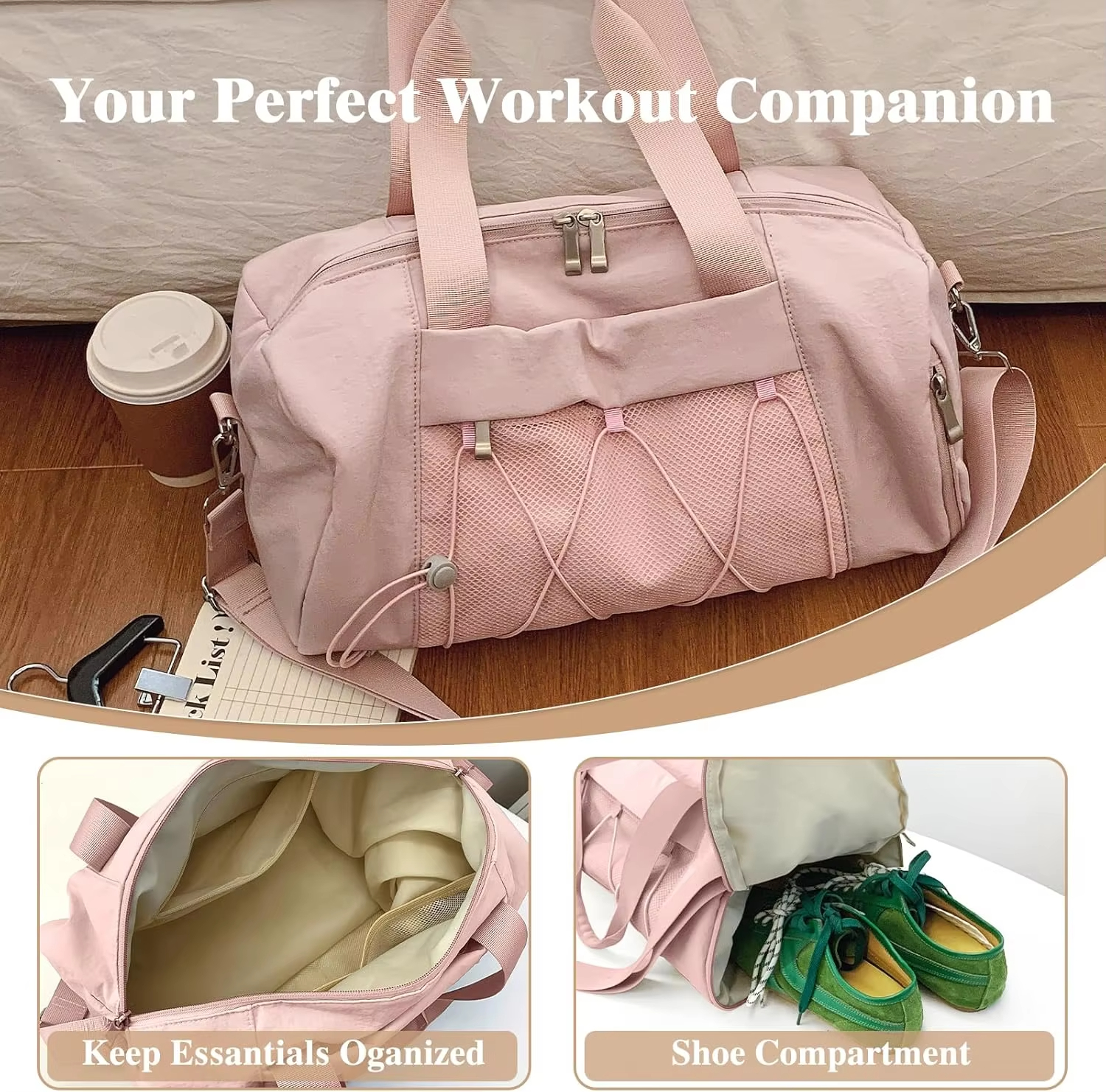 Gym Bag Unisex Travel Duffle Bag 