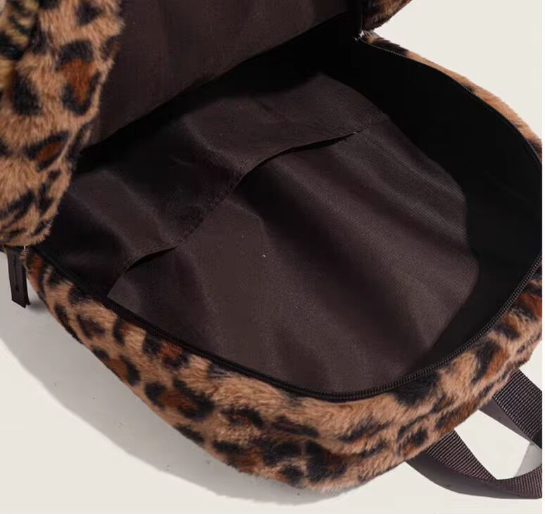  Popular Leopard Print Patchwork Backpack