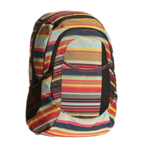  Fashion Colorful Stripe School Bag