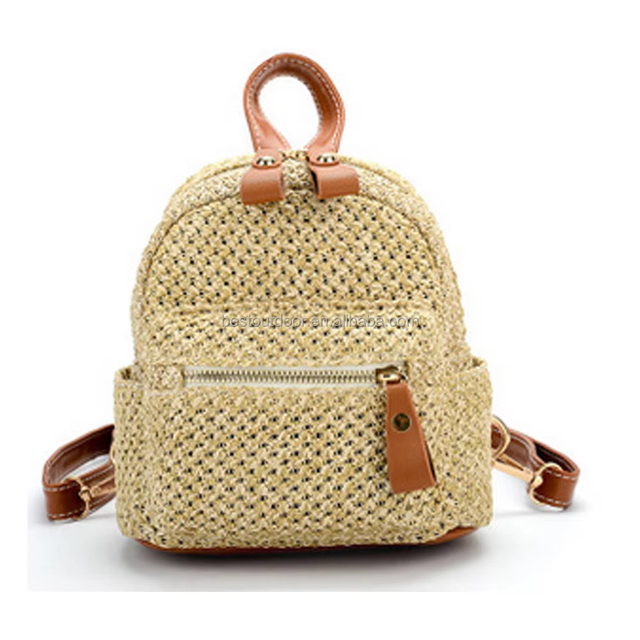 Straw Bag Handbag Rattan Beach Bag