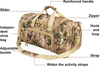 Tactical Backpack Travel Bag With Shoes Compartment 
