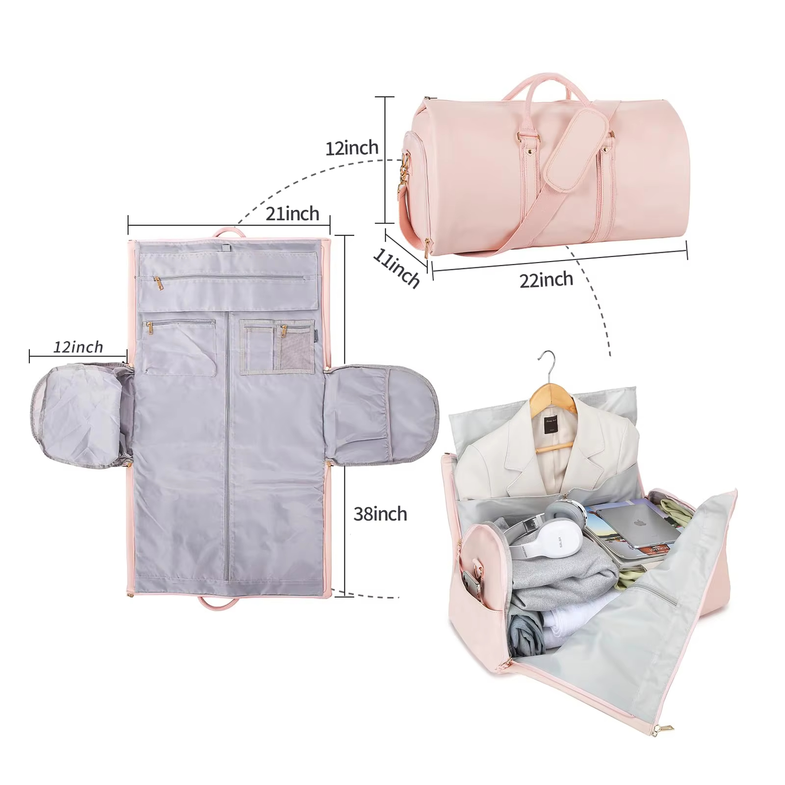 Gym Bag With Shoe Compartment 