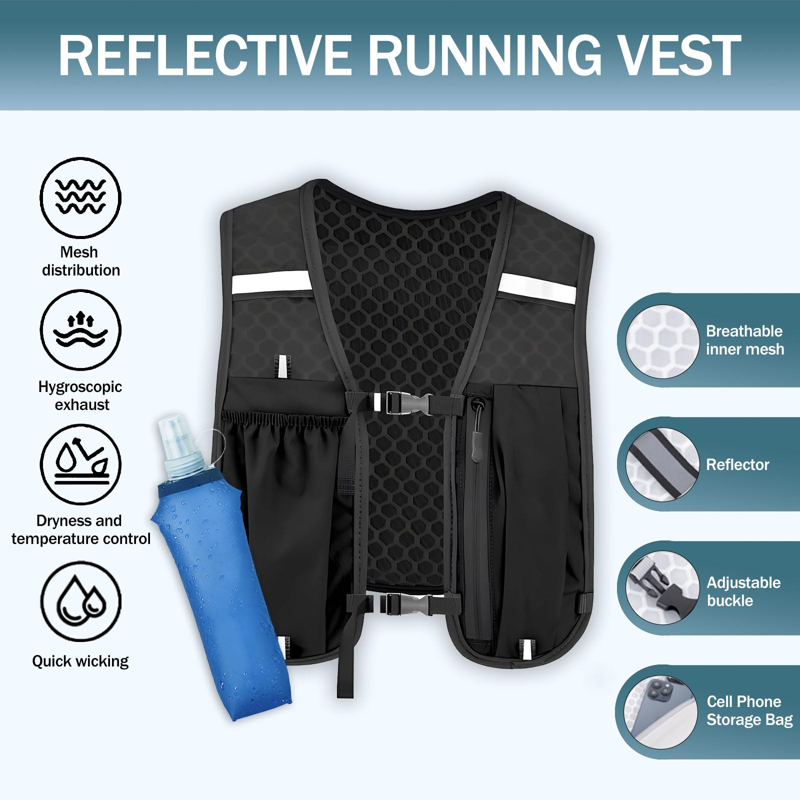  Hydration Backpack Running Vest