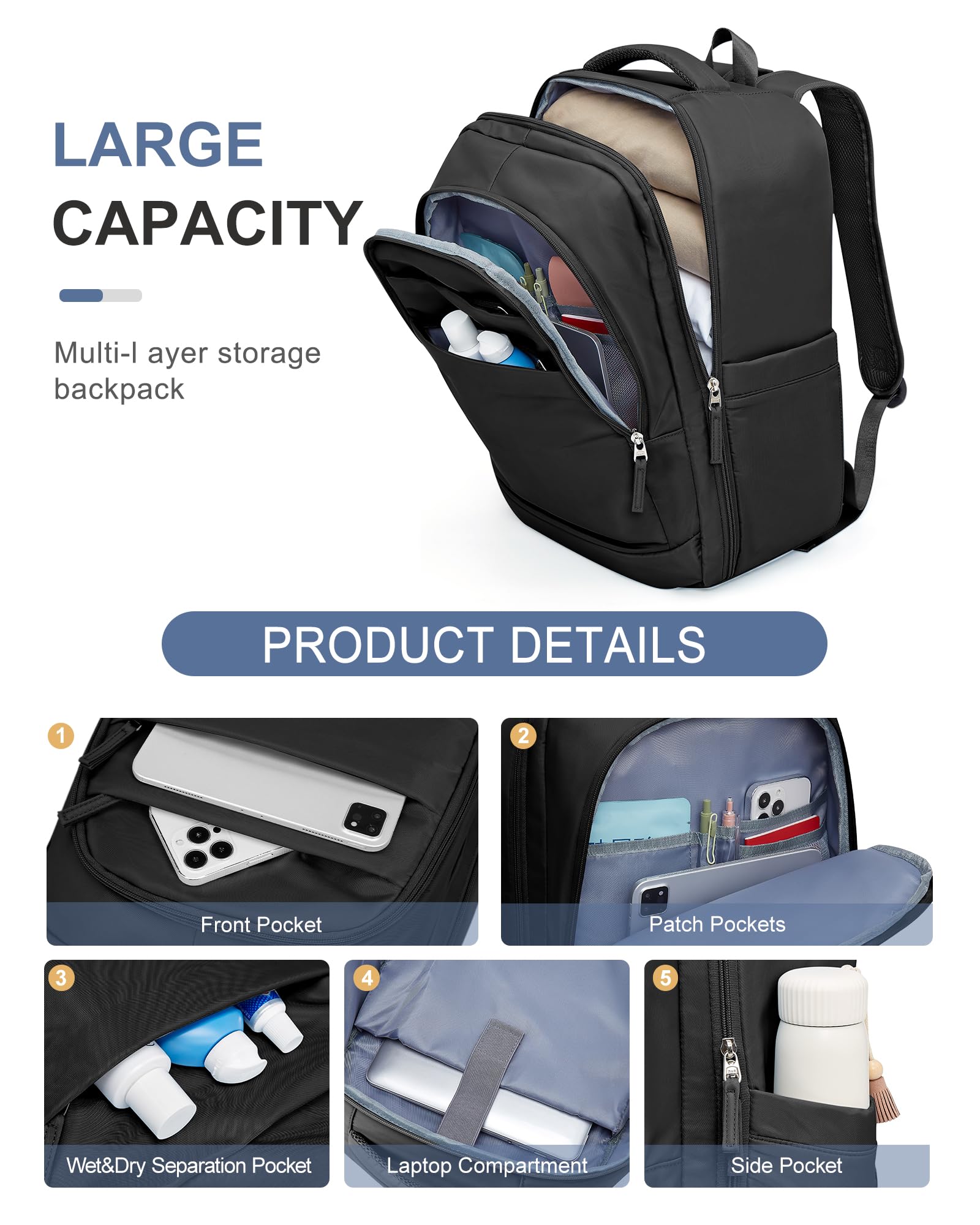 Multifunction Travelling Bagpack