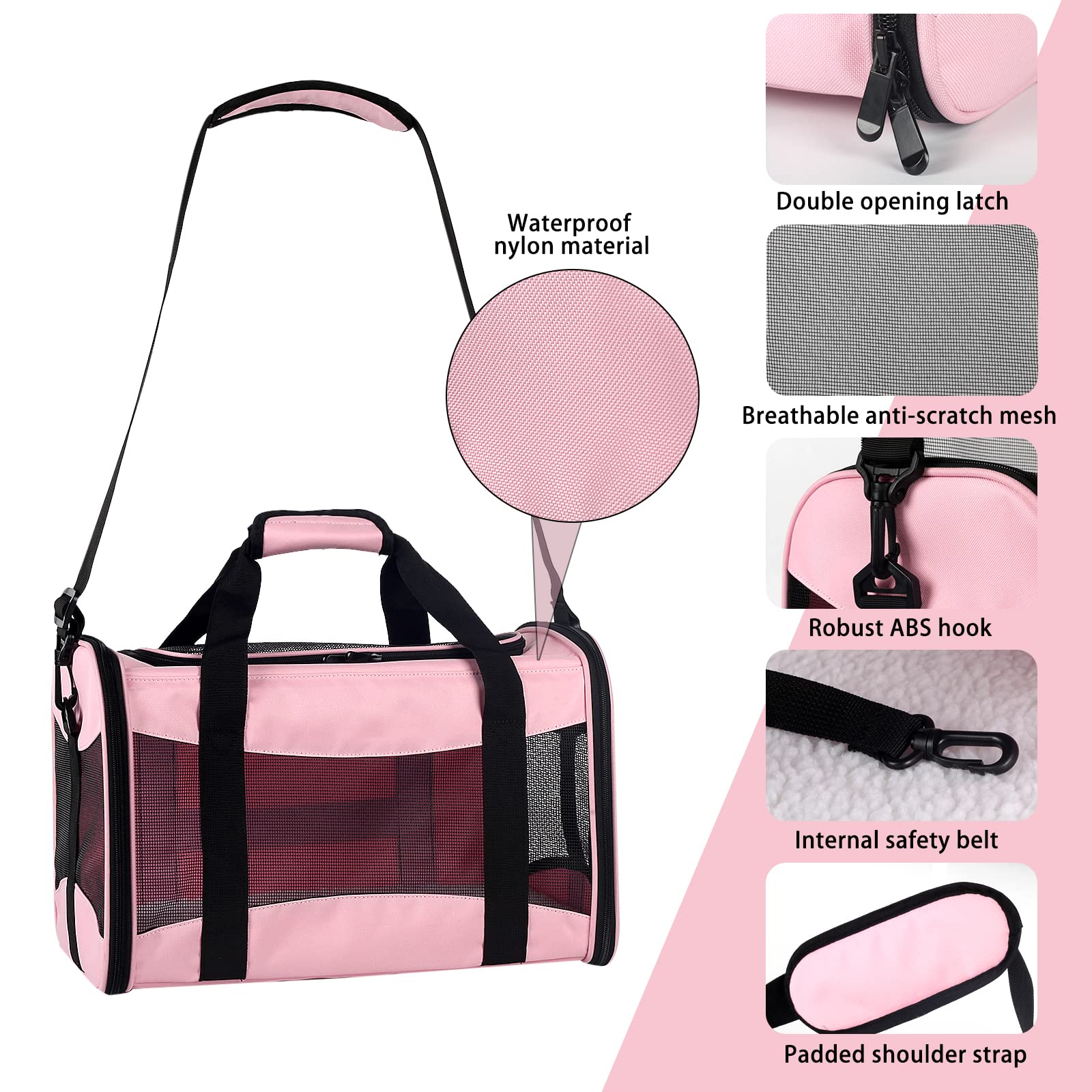  Cat Pet Carrier Airline Approved 
