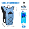  Hydration Backpack With 2l Hydration Bladder Water