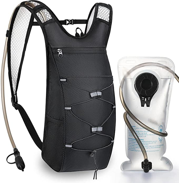 Waterproof Hydration Backpack with 2L Water Bladder 