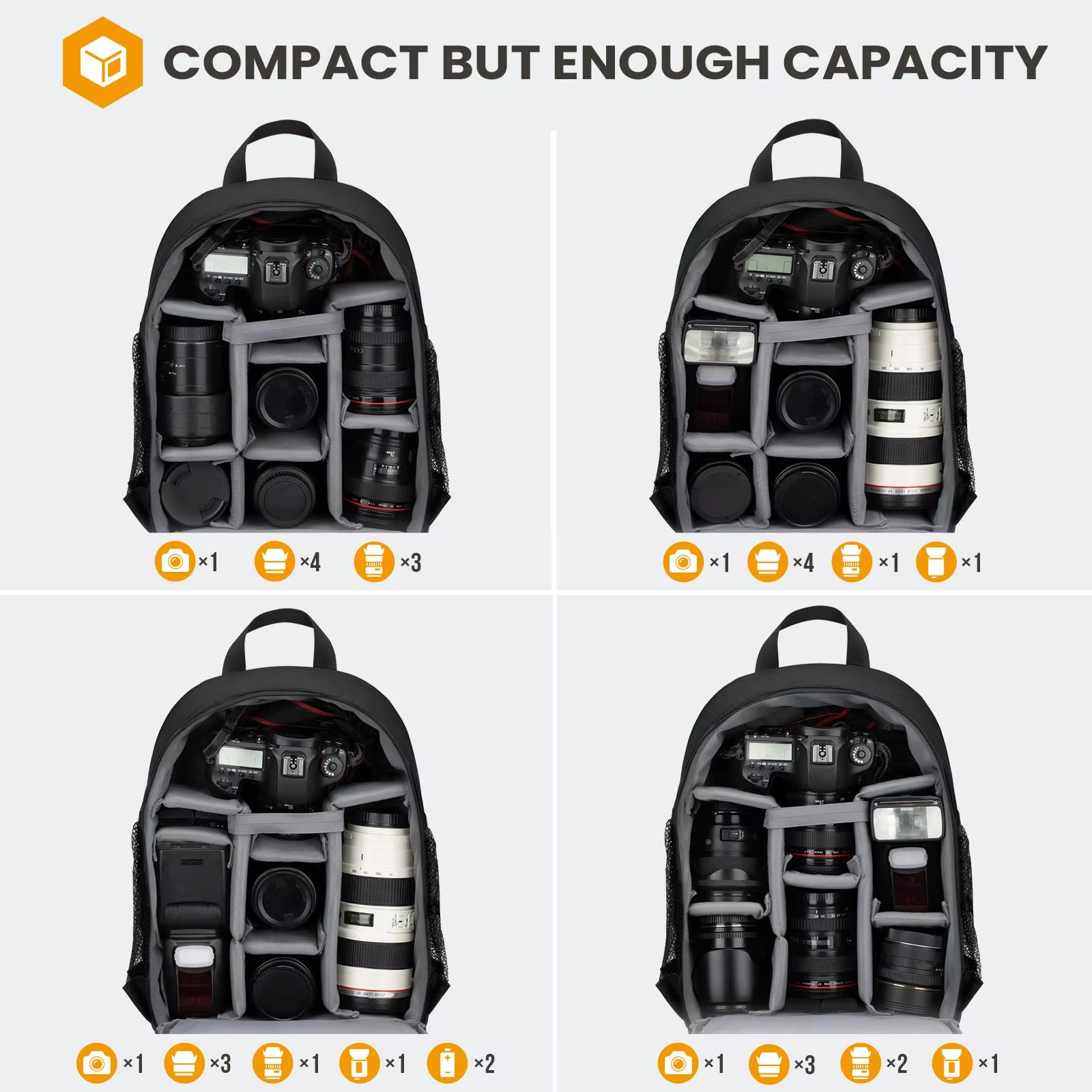 Small Professional DSLR Camera Bag