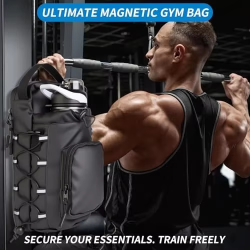 Magnetic Gym Bag Sport Bottle