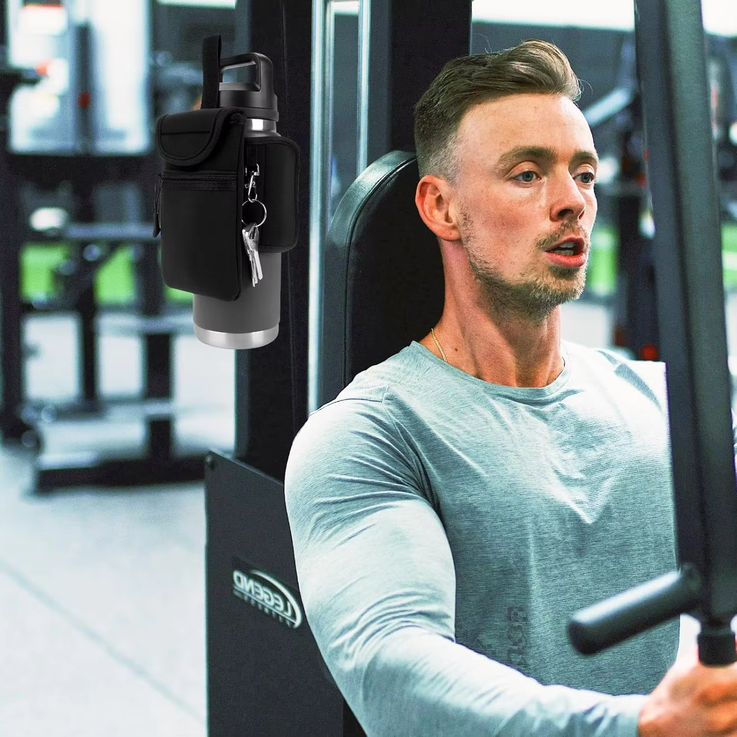 Water Bottle Sleeve Pouch Gym