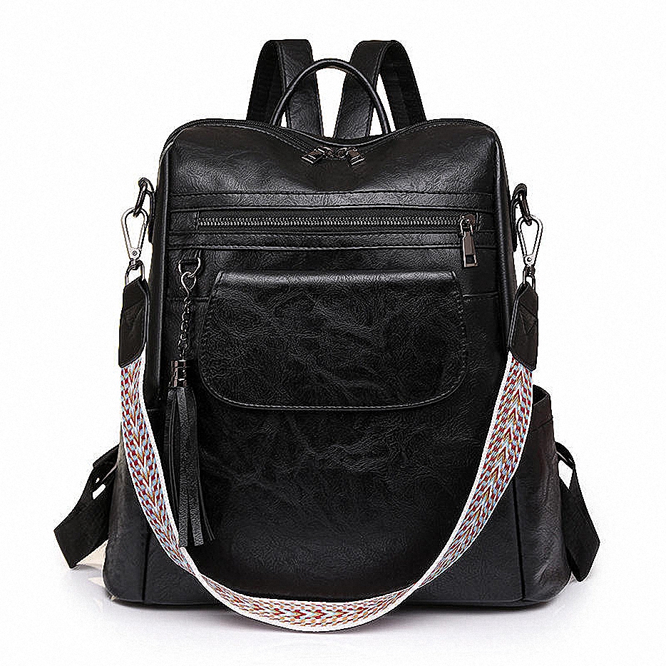  Fashion PU Leather Backpack 