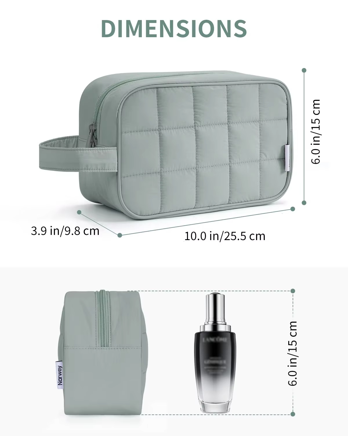  Soft Lightweight Puffer Pouch Cosmetic Bags