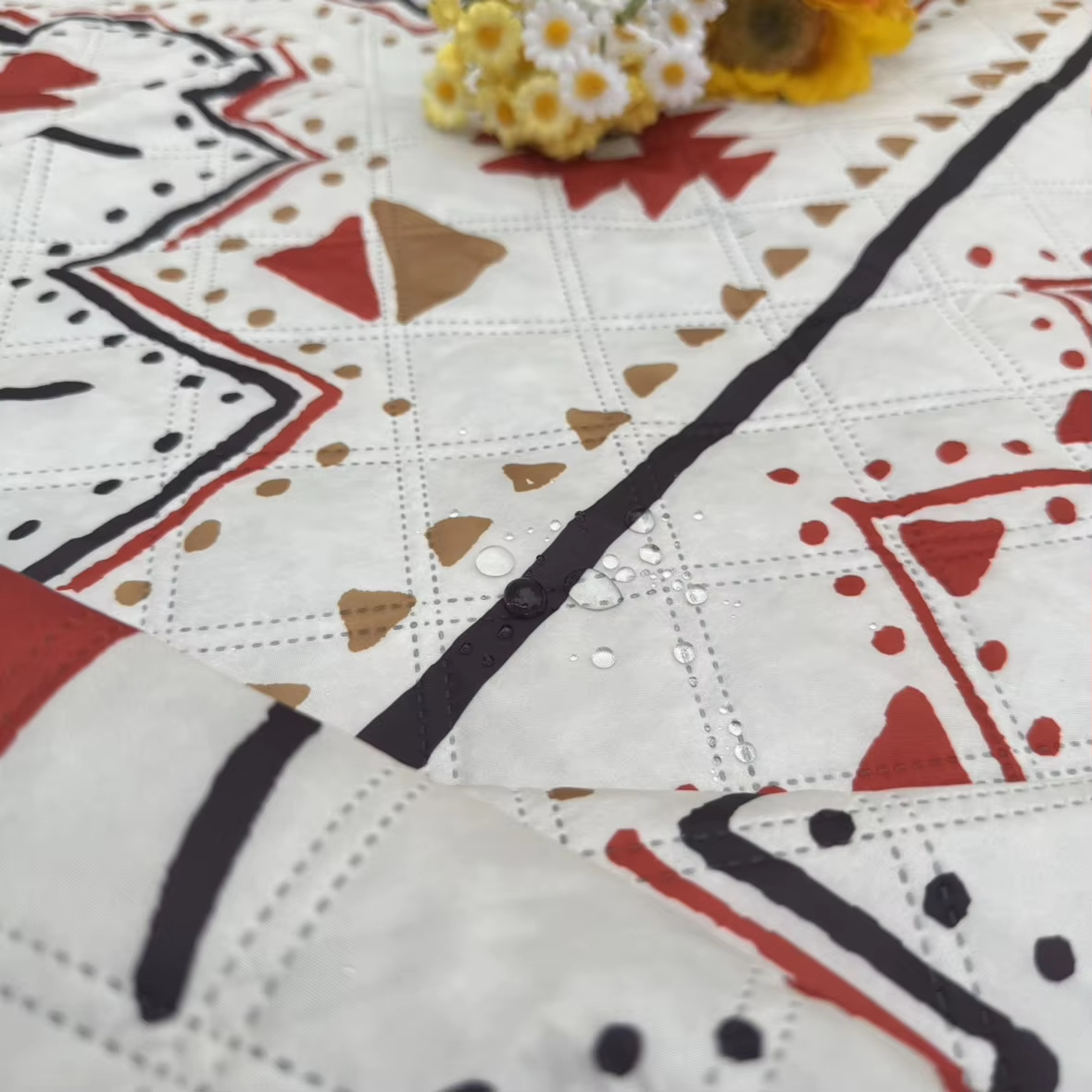  Picnic Blanket with Custom Printed Design