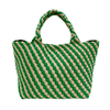 Woven Handbag Fashionable Check Pattern Bag