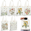 Floral-themed Crossbody Handbag Shopping Bag