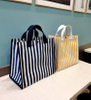 Stripe Pattern Women Tote Bag
