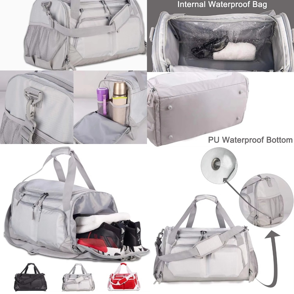  Durable Sport Gym Bags with Shoe Compartment