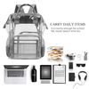  Transparent School Bag Bookbag Stadium Bag