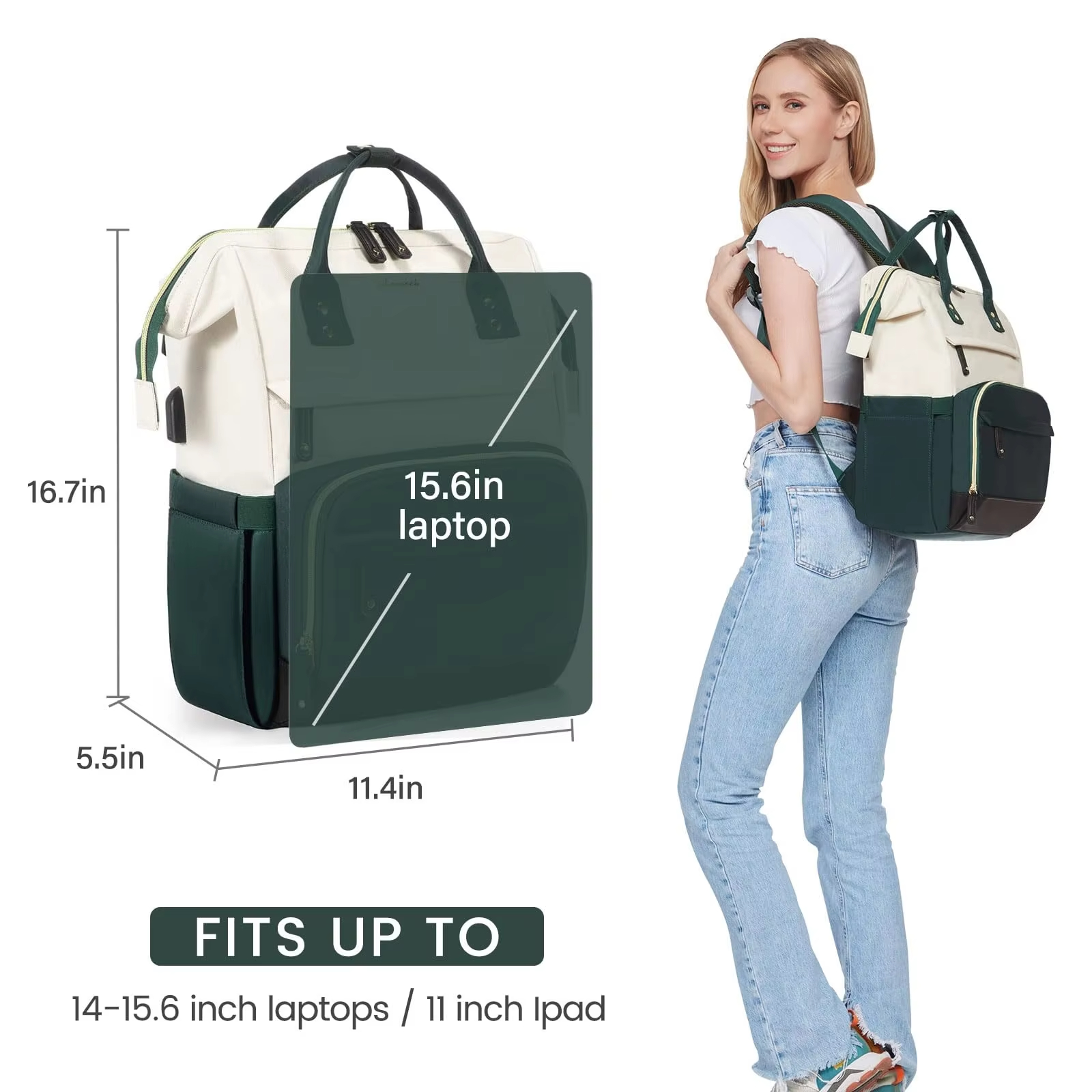 Laptop Backpack Business Backpacks Casual Daypack 