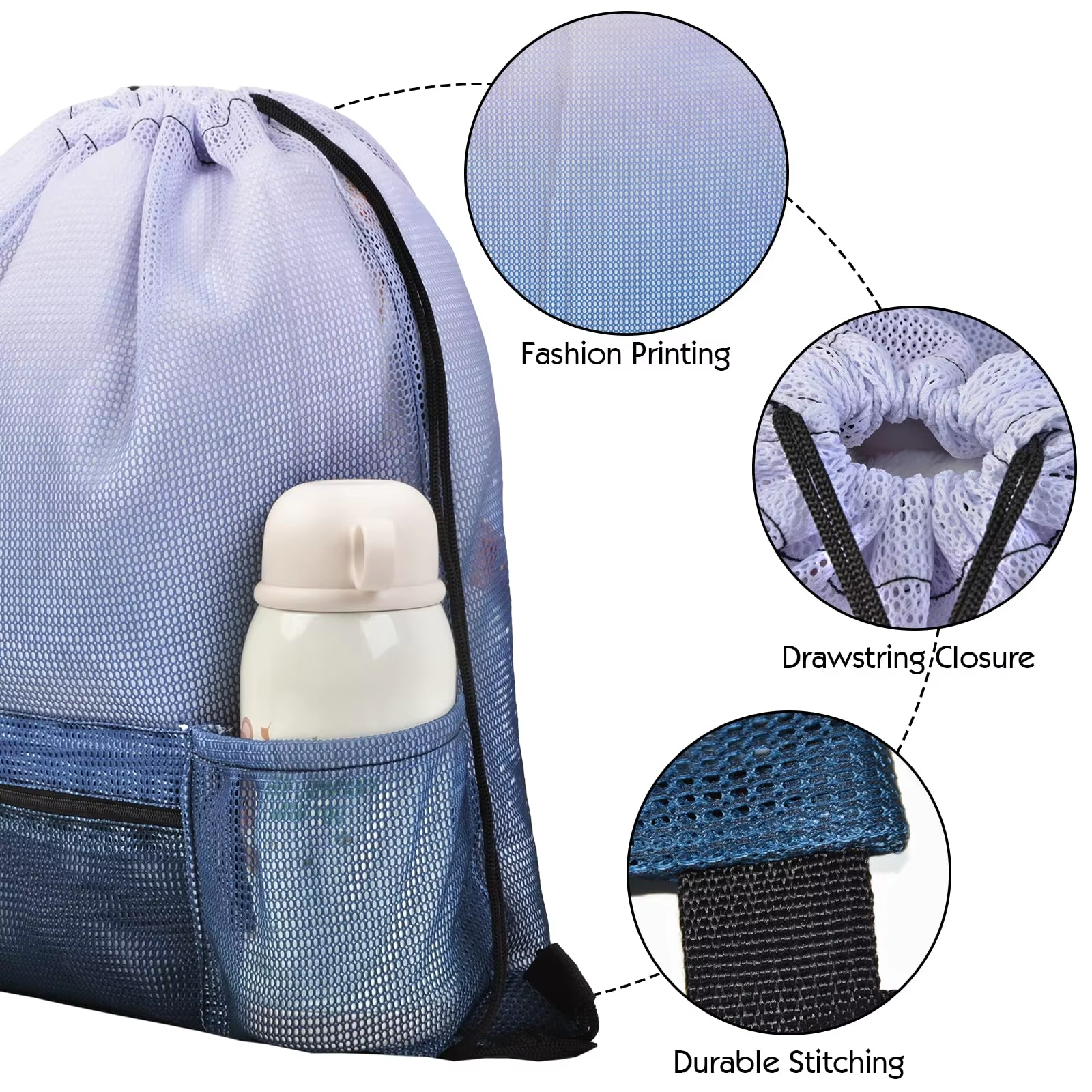 Drawstring Mesh Bag