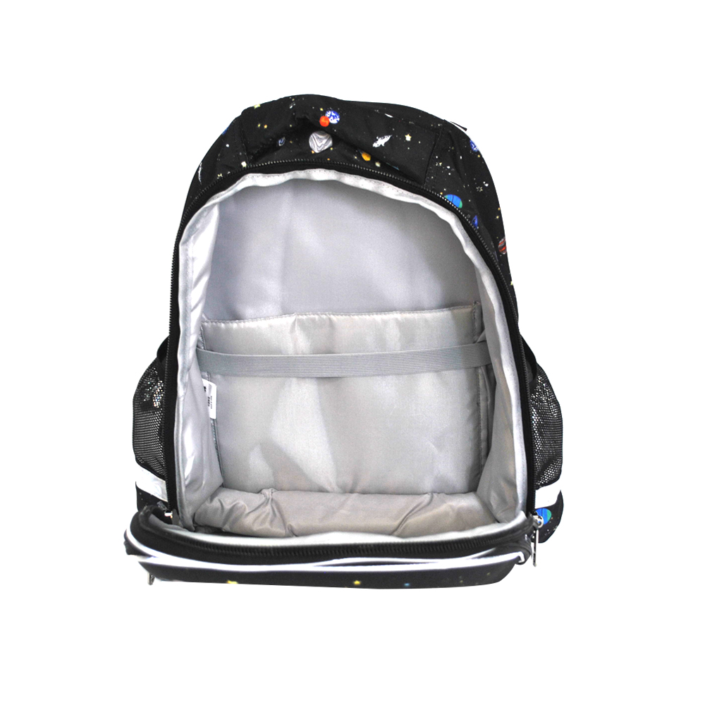 Astronauts Kid School Backpack 3 Sets Backpack for Student with Lunch Box and Pencil Case Polyester Cartoon