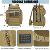 40L Fishing Tackle Backpack with Rod Holders