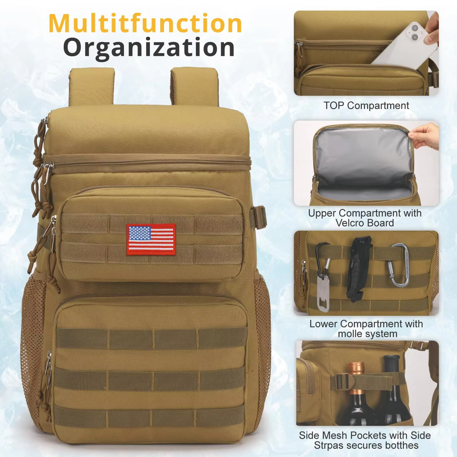 Portable Insulated Bag for Food 