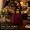 Large Capacity Mahjong Tile Storage Tote Bag