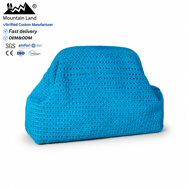 Portable Mahjong Storage Pouch Knitted Mahjong Tile Bag